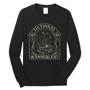 Fictional Wanderlust Book Lover Bookish Smut Book Reading Long Sleeve Shirt