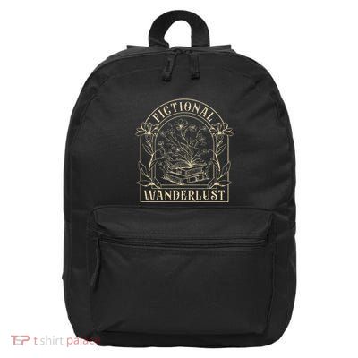 Fictional Wanderlust Book Lover Bookish Smut Book Reading 16 in Basic Backpack