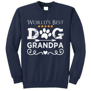 Funny Worlds Best Dog Grandpa Fathers Day Dog Dad Sweatshirt