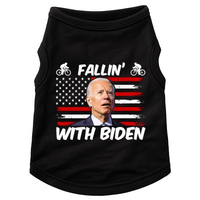 Fallin With Biden Funny Bike Meme Doggie Tank