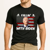 Fallin With Biden Funny Bike Meme Cooling Performance Crew T-Shirt