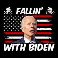 Fallin With Biden Funny Bike Meme Cooling Performance Crew T-Shirt