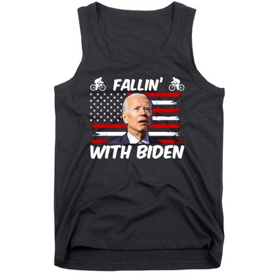 Fallin With Biden Funny Bike Meme Tank Top