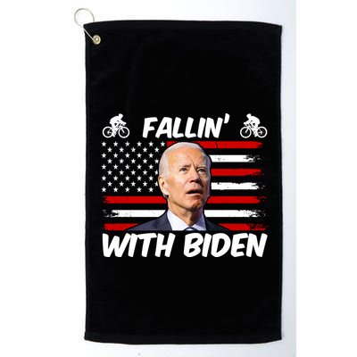 Fallin With Biden Funny Bike Meme Golf Towel