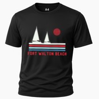 Fort Walton Beach Fl Sailboat Cooling Performance Crew T-Shirt