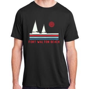 Fort Walton Beach Fl Sailboat Adult ChromaSoft Performance T-Shirt