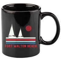 Fort Walton Beach Fl Sailboat 11oz C Handle Ceramic Mug