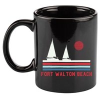 Fort Walton Beach Fl Sailboat 11oz C Handle Ceramic Mug