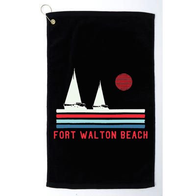 Fort Walton Beach Fl Sailboat Golf Towel