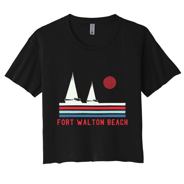 Fort Walton Beach Fl Sailboat Crop Top