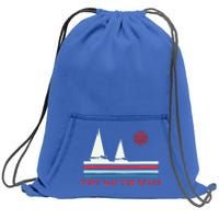 Fort Walton Beach Fl Sailboat Sweatshirt Cinch Pack Bag