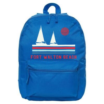 Fort Walton Beach Fl Sailboat 16 in Basic Backpack