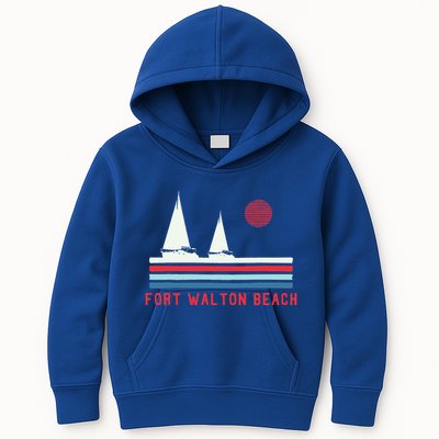 Fort Walton Beach Fl Sailboat Kids Hoodie