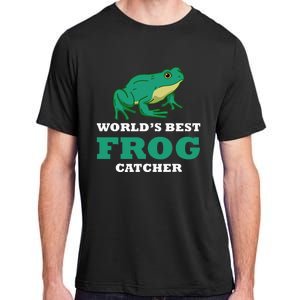 Frog World's Best Frog Catcher Frog Hunter Adult ChromaSoft Performance T-Shirt