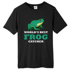 Frog World's Best Frog Catcher Frog Hunter Tall Fusion ChromaSoft Performance T-Shirt