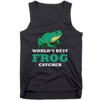 Frog World's Best Frog Catcher Frog Hunter Tank Top