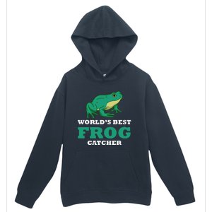 Frog World's Best Frog Catcher Frog Hunter Urban Pullover Hoodie