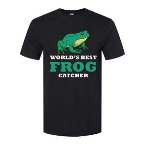 Frog World's Best Frog Catcher Frog Hunter Softstyle CVC T-Shirt