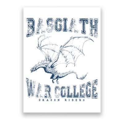 Fourth Wing Basgiath Fantasy Book Romantasy Dragons Poster