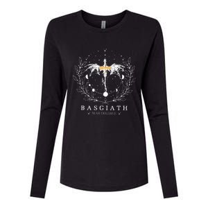 Fourth Wing Basgiath War College Bookish Womens Cotton Relaxed Long Sleeve T-Shirt