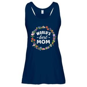 Funny WorldS Best Mom Gift For MotherS Day Ladies Essential Flowy Tank