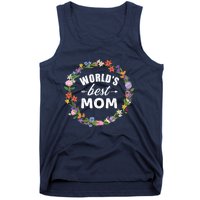 Funny WorldS Best Mom Gift For MotherS Day Tank Top