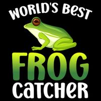 Funny World's Best Frog Catcher Boys Girls Frog Hunter Backpack