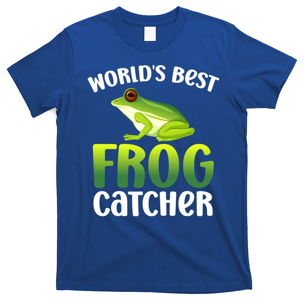 Funny World's Best Frog Catcher Boys Girls Frog Hunter T-Shirt