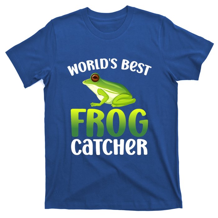 Funny World's Best Frog Catcher Boys Girls Frog Hunter T-Shirt