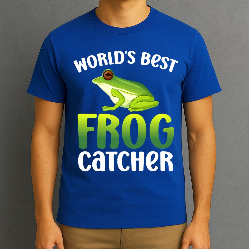 Funny World's Best Frog Catcher Boys Girls Frog Hunter T-Shirt