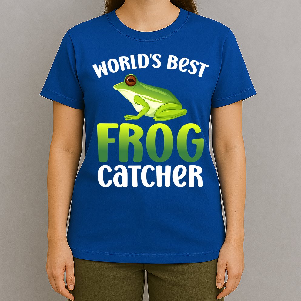 Funny World's Best Frog Catcher Boys Girls Frog Hunter T-Shirt