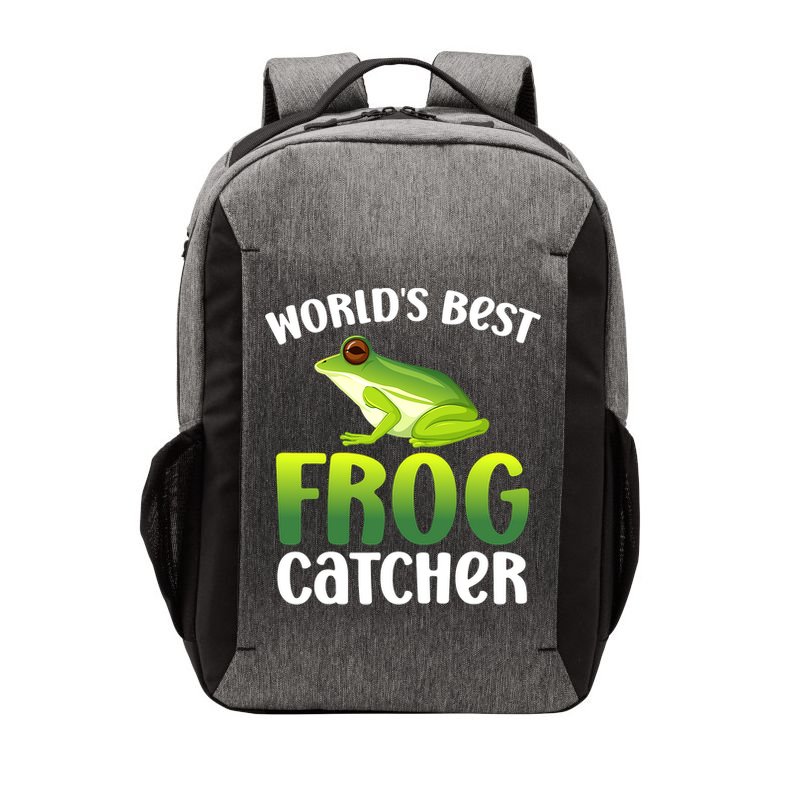 Funny World's Best Frog Catcher Boys Girls Frog Hunter Vector Backpack