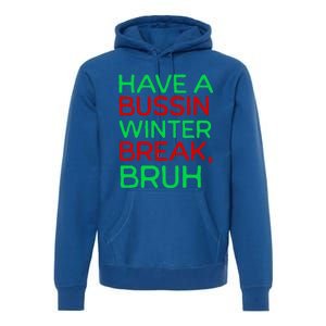 Funny Winter Break Christmas Teacher Last Days School Xmas Premium Hoodie