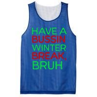 Funny Winter Break Christmas Teacher Last Days School Xmas Mesh Reversible Basketball Jersey Tank