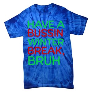 Funny Winter Break Christmas Teacher Last Days School Xmas Tie-Dye T-Shirt