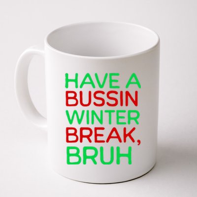 Funny Winter Break Christmas Teacher Last Days School Xmas Coffee Mug