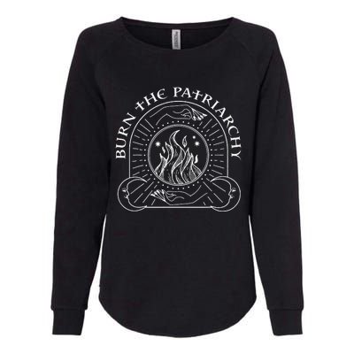 Feminist Witch Burn The Patriarchy Halloween 's Rights Womens California Wash Sweatshirt