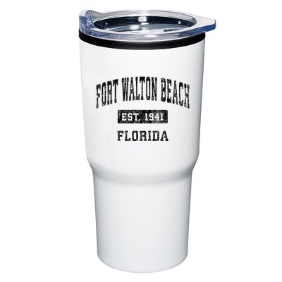 Fort Walton Beach Florida Fl Vintage Established Sports Tumbler