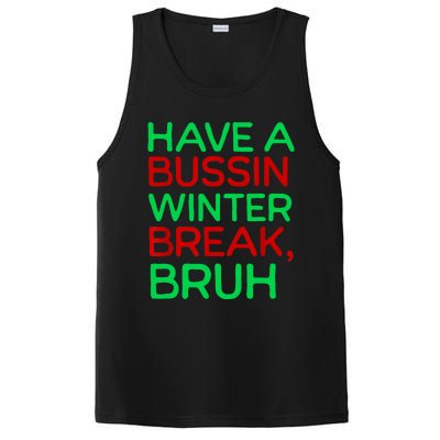 Funny Winter Break Christmas Teacher Last Days School Xmas PosiCharge Competitor Tank