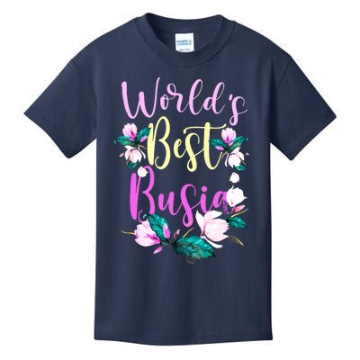 Family Worlds Best Busia Funny Busia Ever Gift Kids T-Shirt