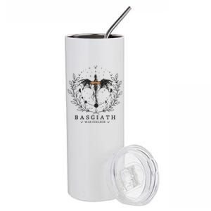 Fourth Wing Basgiath War College Dragon Rider Stainless Steel Tumbler