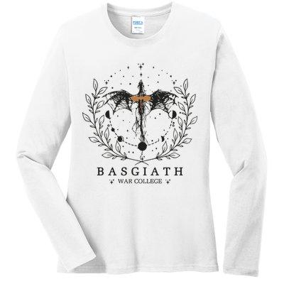 Fourth Wing Basgiath War College Dragon Rider Ladies Long Sleeve Shirt