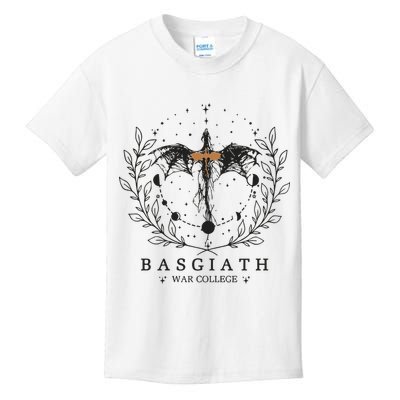 Fourth Wing Basgiath War College Dragon Rider Kids T-Shirt
