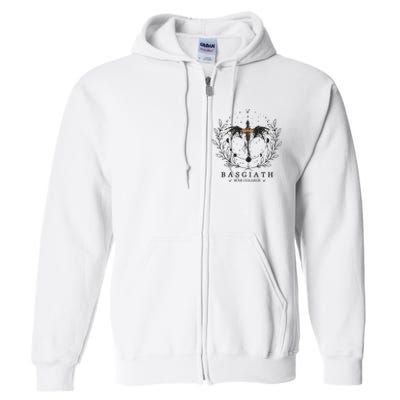 Fourth Wing Basgiath War College Dragon Rider Full Zip Hoodie