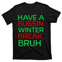 Funny Winter Break Christmas Teacher Last Days School Xmas T-Shirt