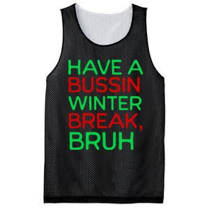 Funny Winter Break Christmas Teacher Last Days School Xmas Mesh Reversible Basketball Jersey Tank