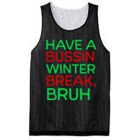 Funny Winter Break Christmas Teacher Last Days School Xmas Mesh Reversible Basketball Jersey Tank