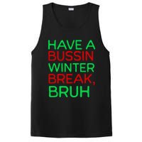 Funny Winter Break Christmas Teacher Last Days School Xmas PosiCharge Competitor Tank