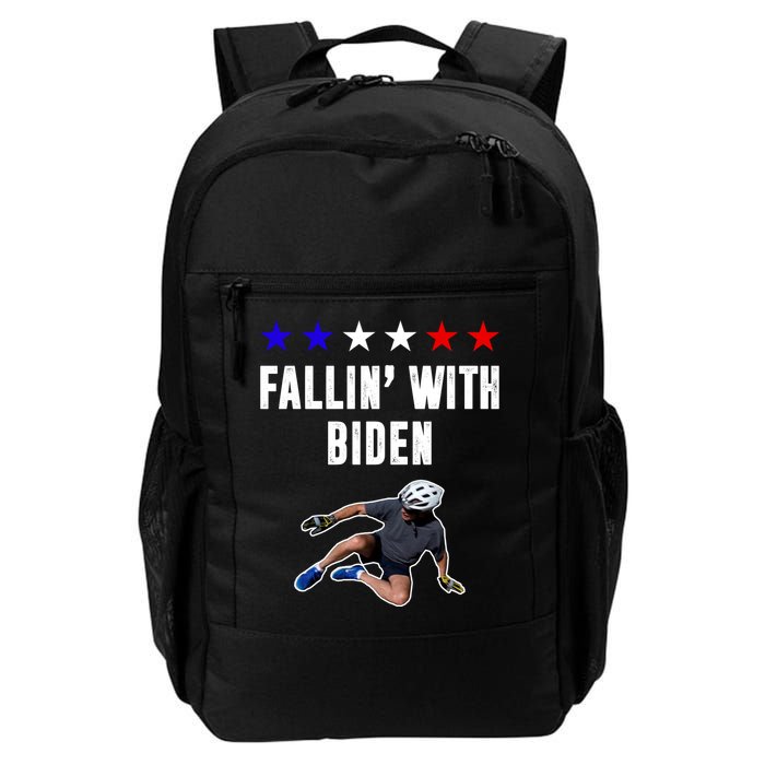 Fallin With Biden Funny Joe Biden Bike Fall Backpack