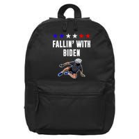Fallin With Biden Funny Joe Biden Bike Fall 16 in Basic Backpack